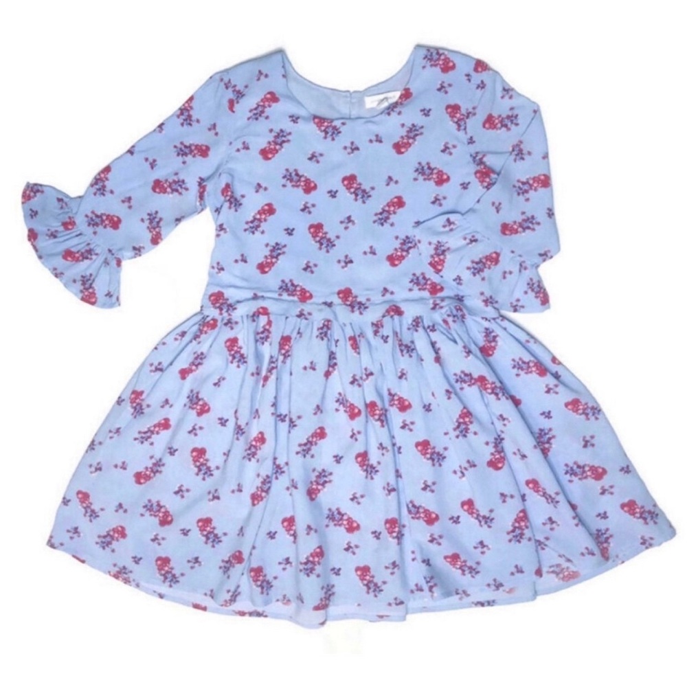 Pumpkin Patch Floral Dress‎